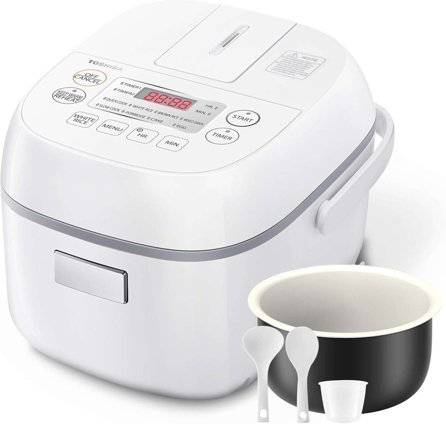 Toshiba Mini 3-Cup Fuzzy Logic Rice Cooker