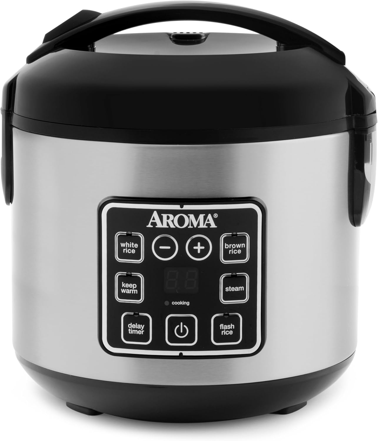 AROMA Digital 4-Cup Rice Cooker and Steamer