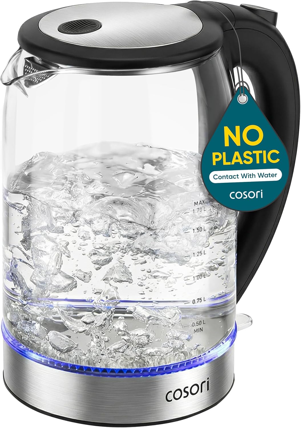COSORI 1.7L Glass Electric Kettle