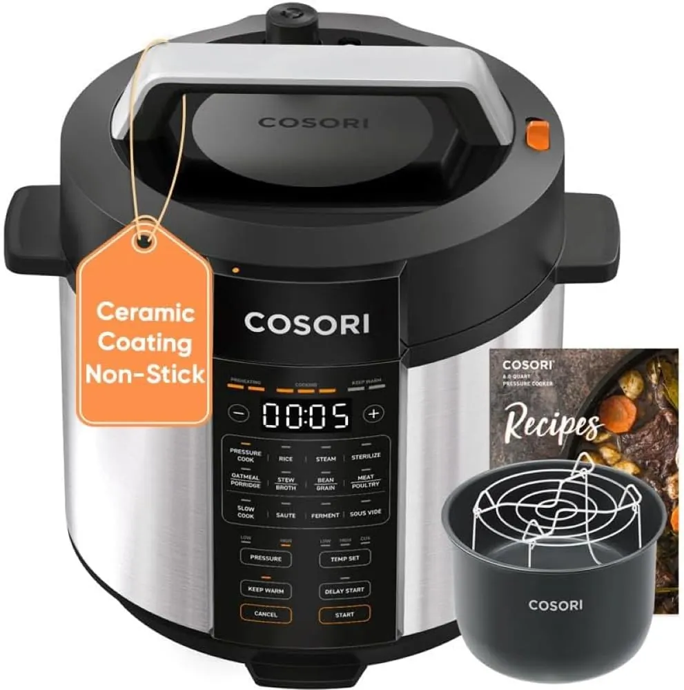 COSORI 6 Qt 9-in-1 Electric Pressure Cooker, Ceramic Pot