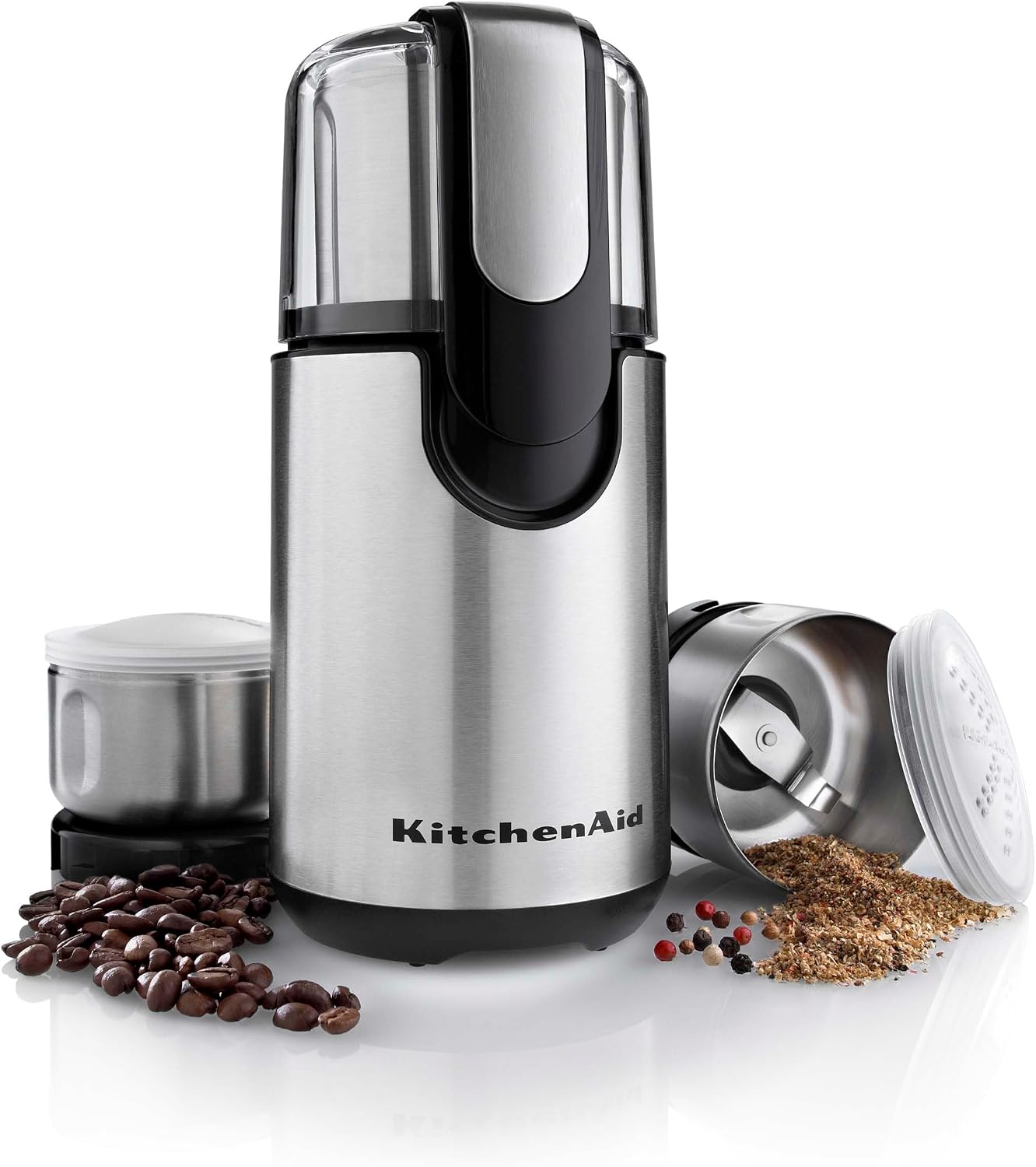 KitchenAid BCG111ER Blade Coffee Grinder, 4 oz, Empire Red