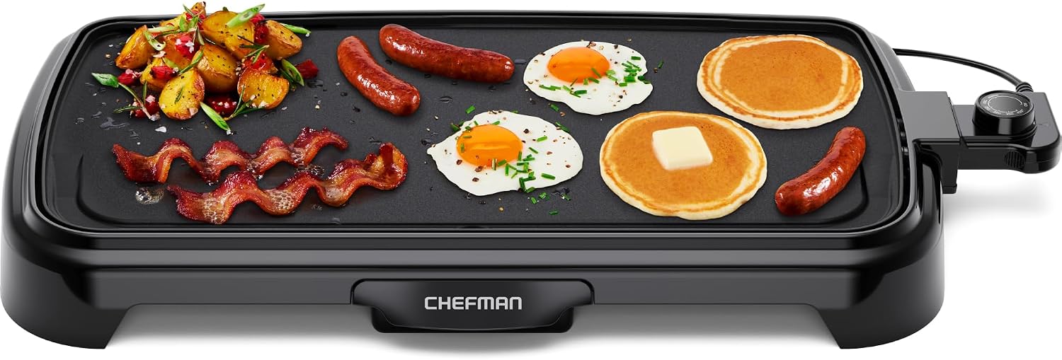 Chefman XL Electric Griddle, Immersible