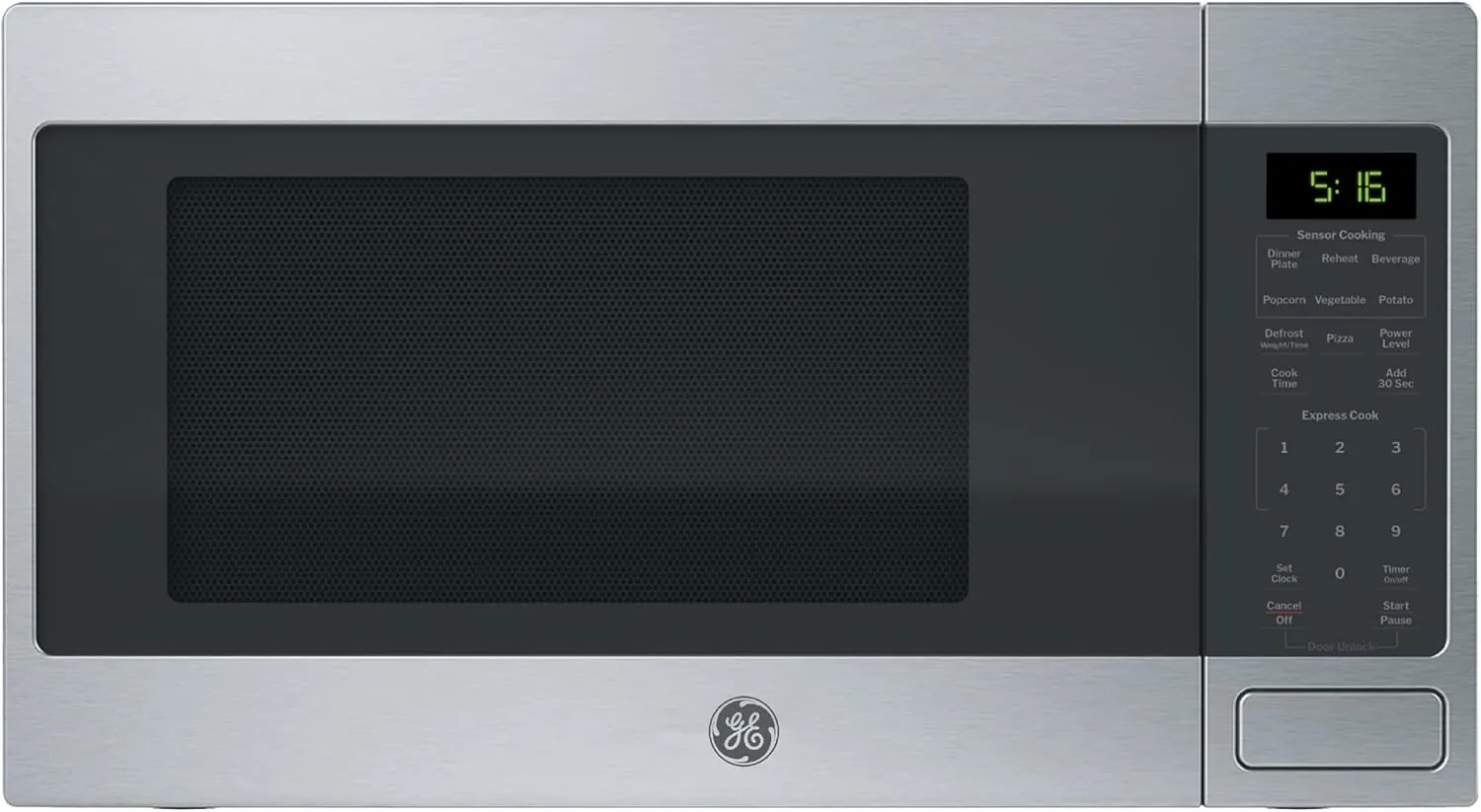 GE Countertop Microwave, 1.6 Cu. Ft., 1150W Stainless