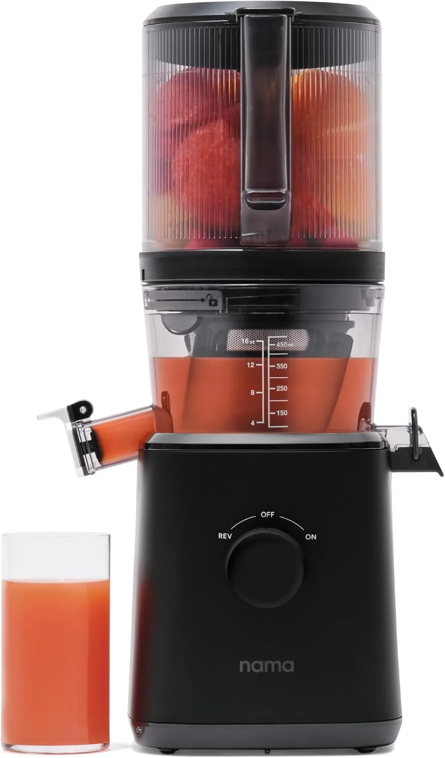 Nama J2 Cold Press Juicer, Hands-Free, Black