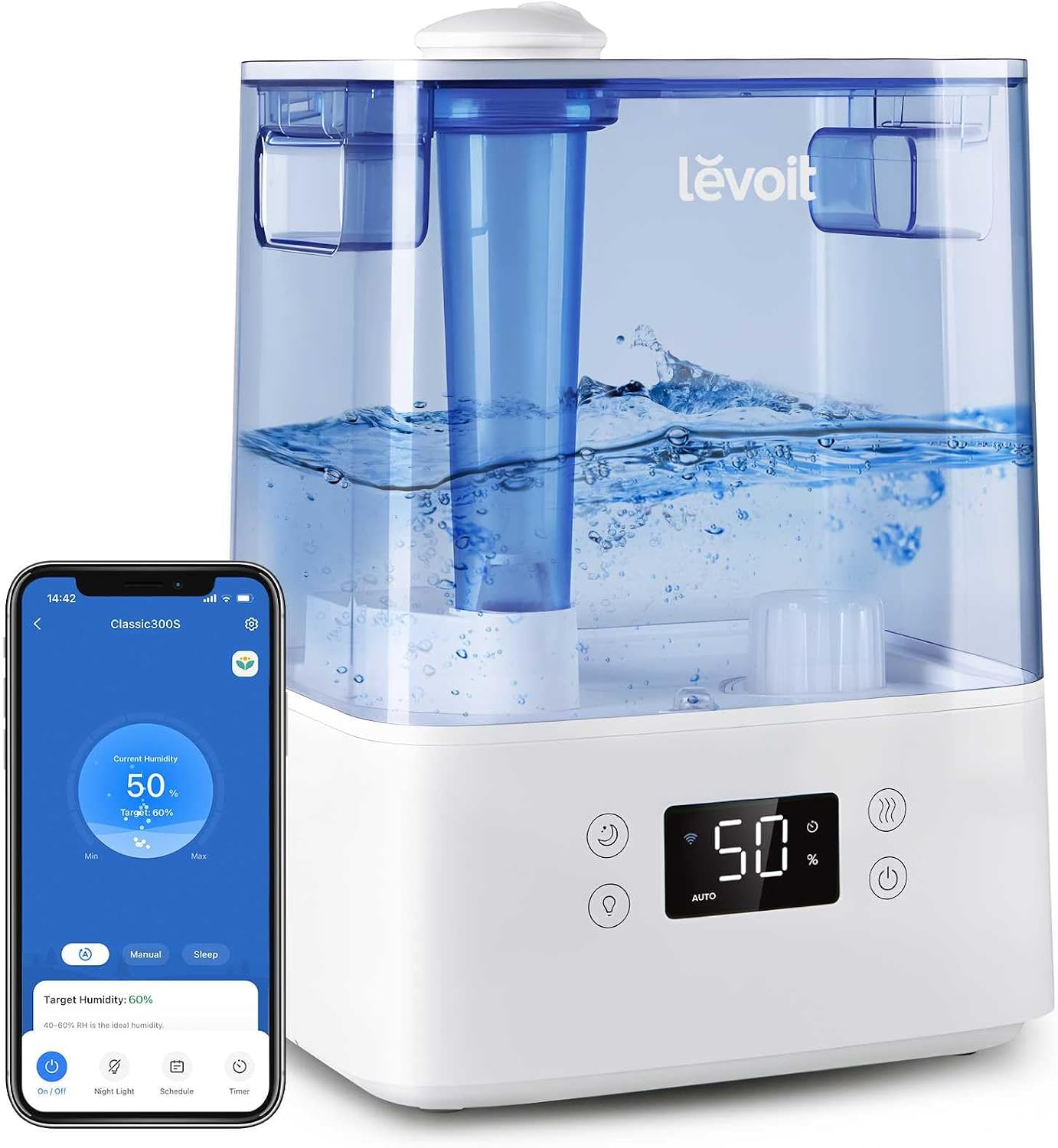 Levoit Classic 300S Ultrasonic Smart Humidifier, 6L