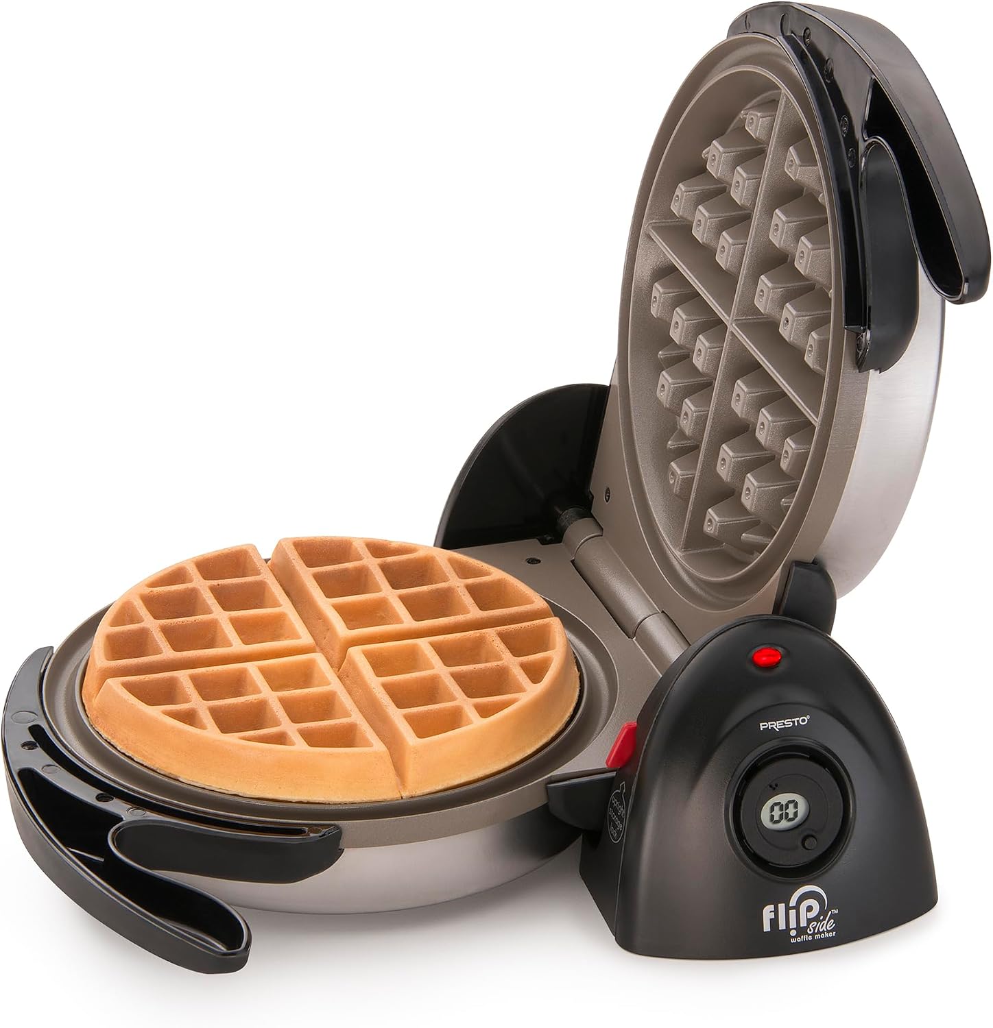 Presto FlipSide Ceramic Belgian Waffle Maker, 03510