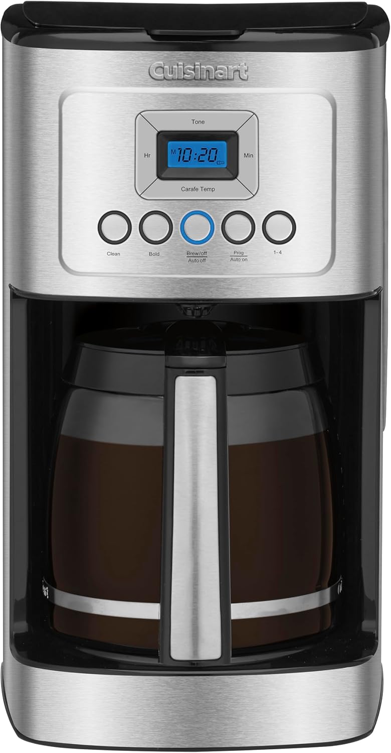 Cuisinart 14-Cup Programmable Coffee Maker, Stainless Steel