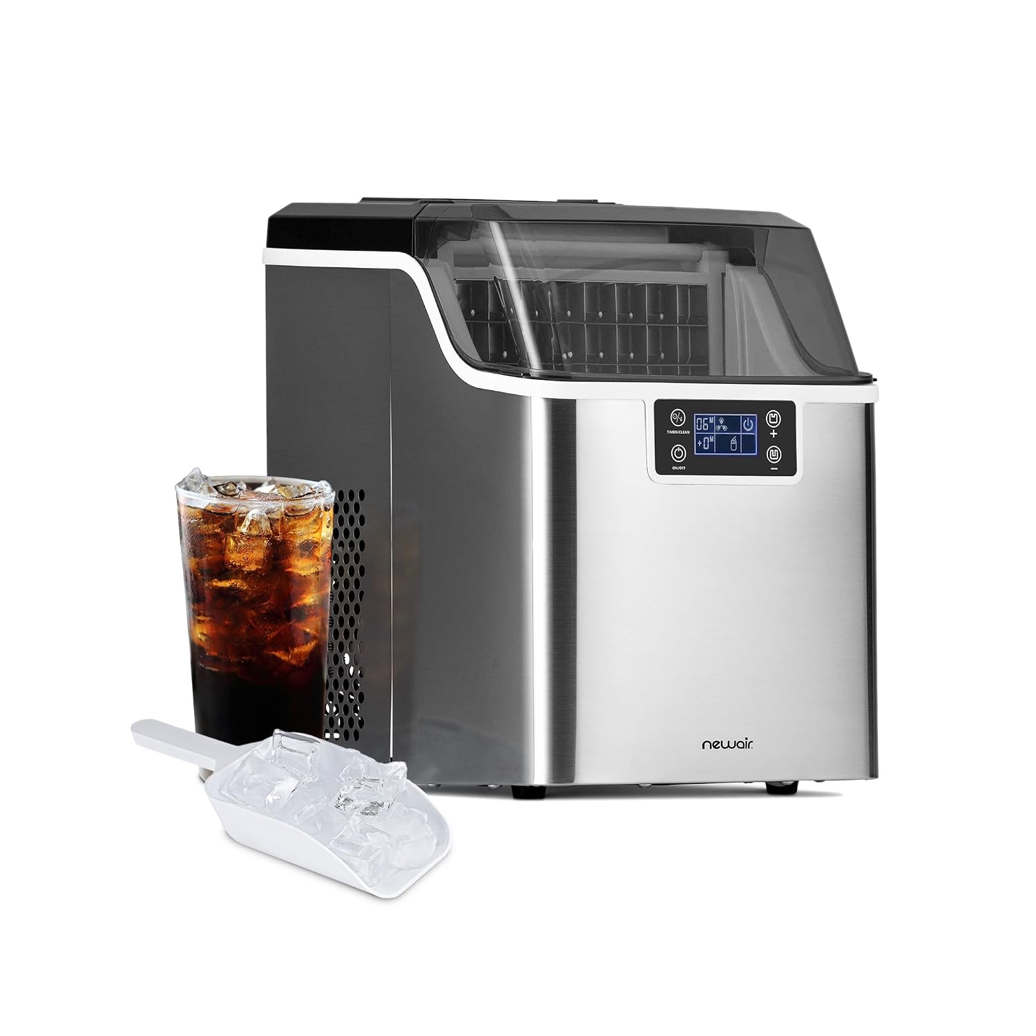 Newair Countertop Clear Ice Maker, 45 lb