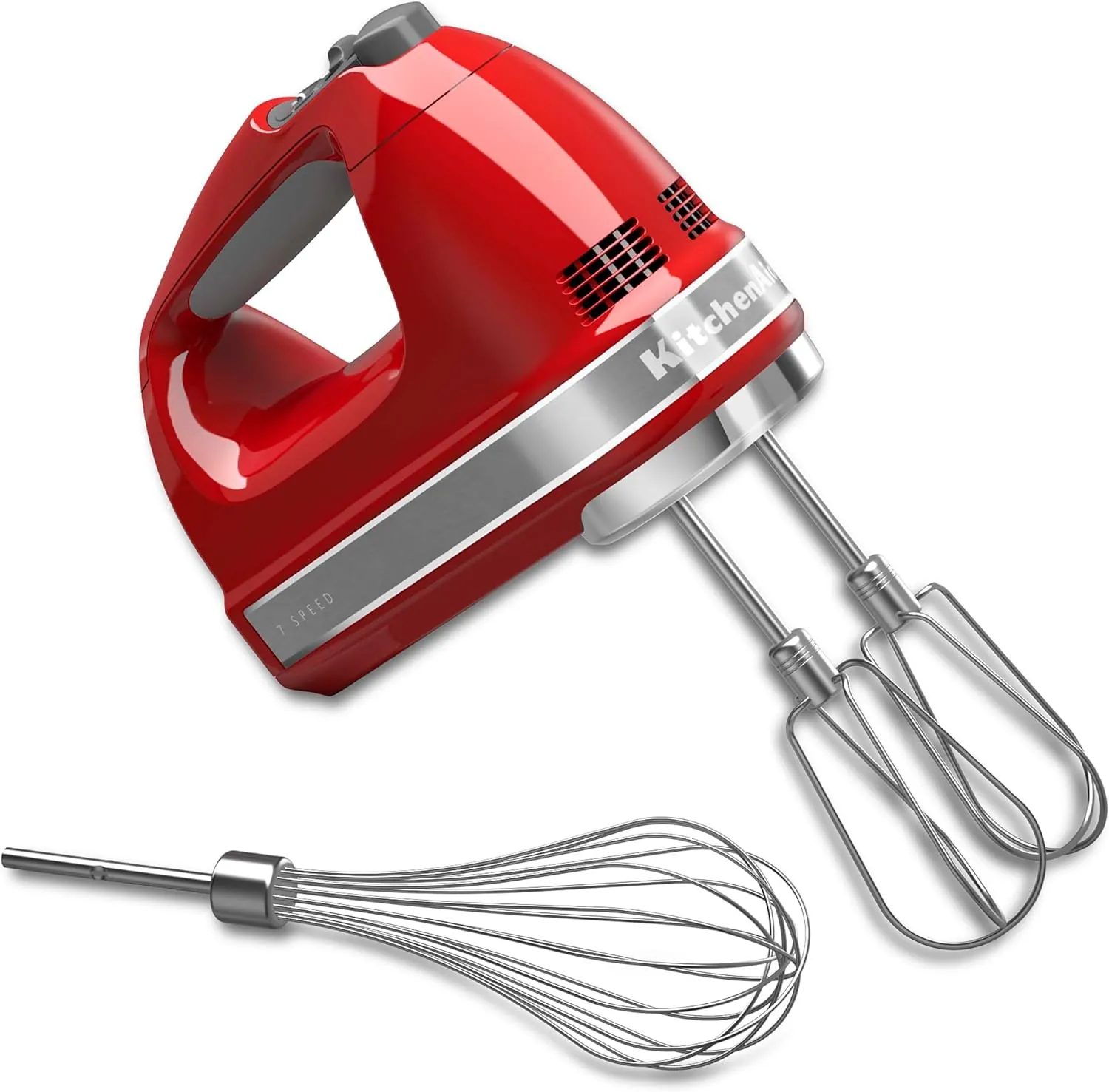 KitchenAid 7-Speed Hand Mixer, KHM7210, Contour Silver