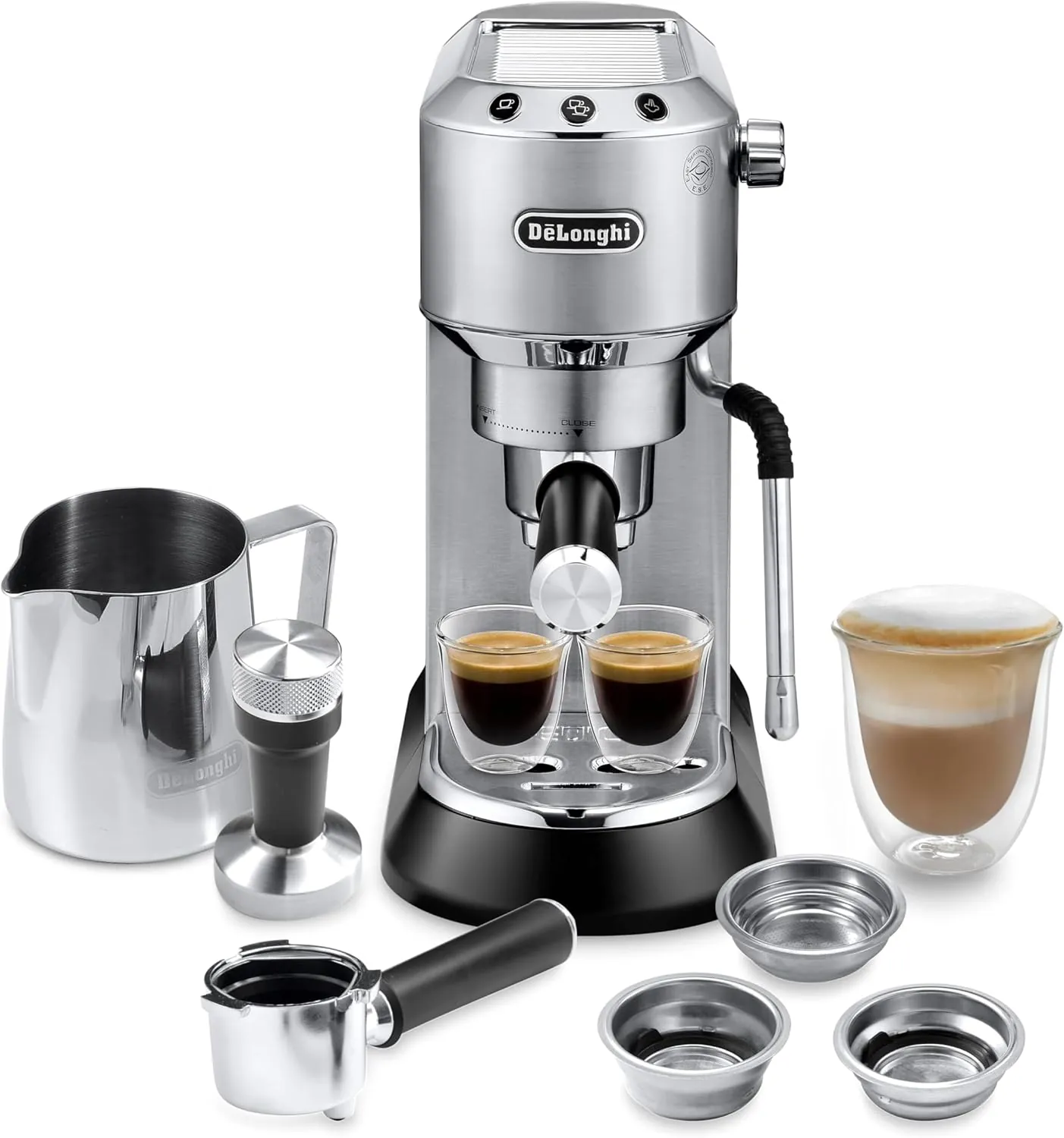 De'Longhi Dedica Arte Espresso Machine with My LatteArt