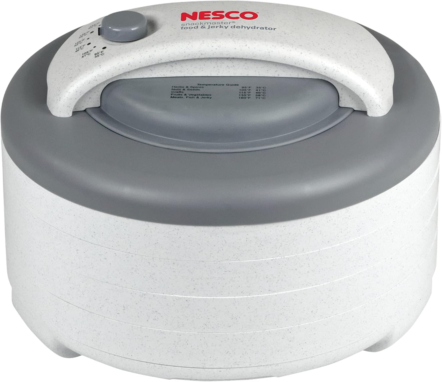Nesco FD-61 Snackmaster Encore Food Dehydrator, 4-Tray