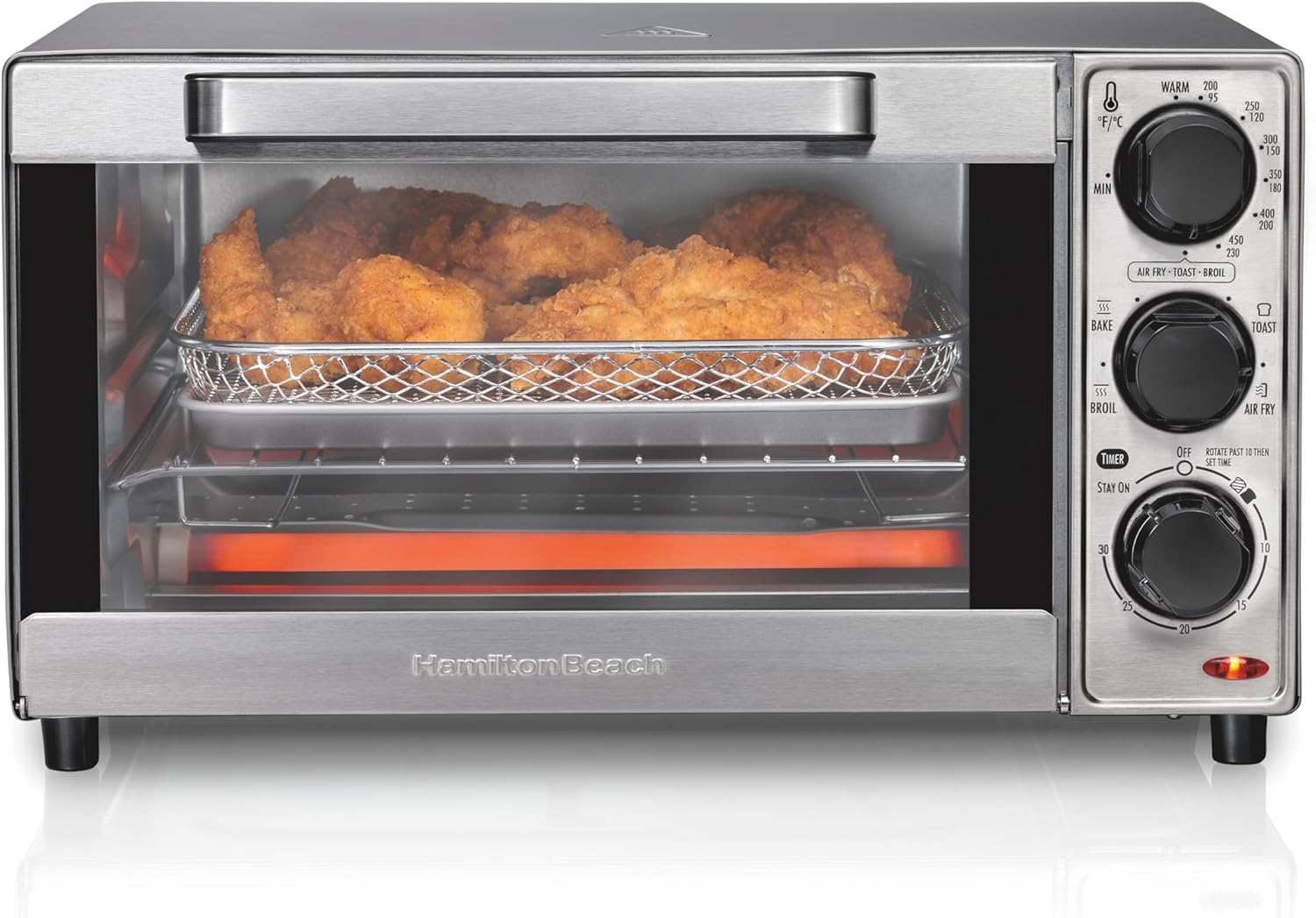 Hamilton Beach 4-Slice Countertop Air Fryer Toaster Oven Combo