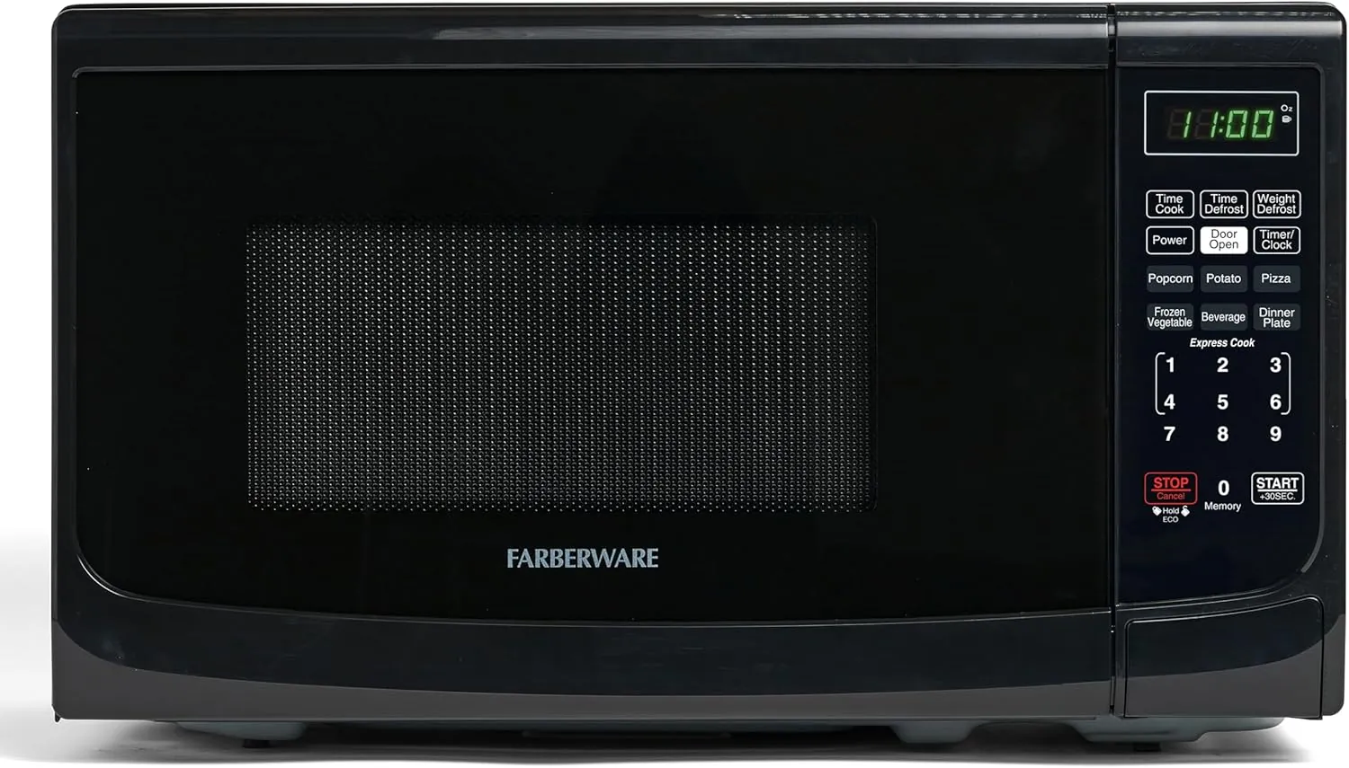 Farberware 0.7 Cu. Ft. Countertop Microwave, 700W Black
