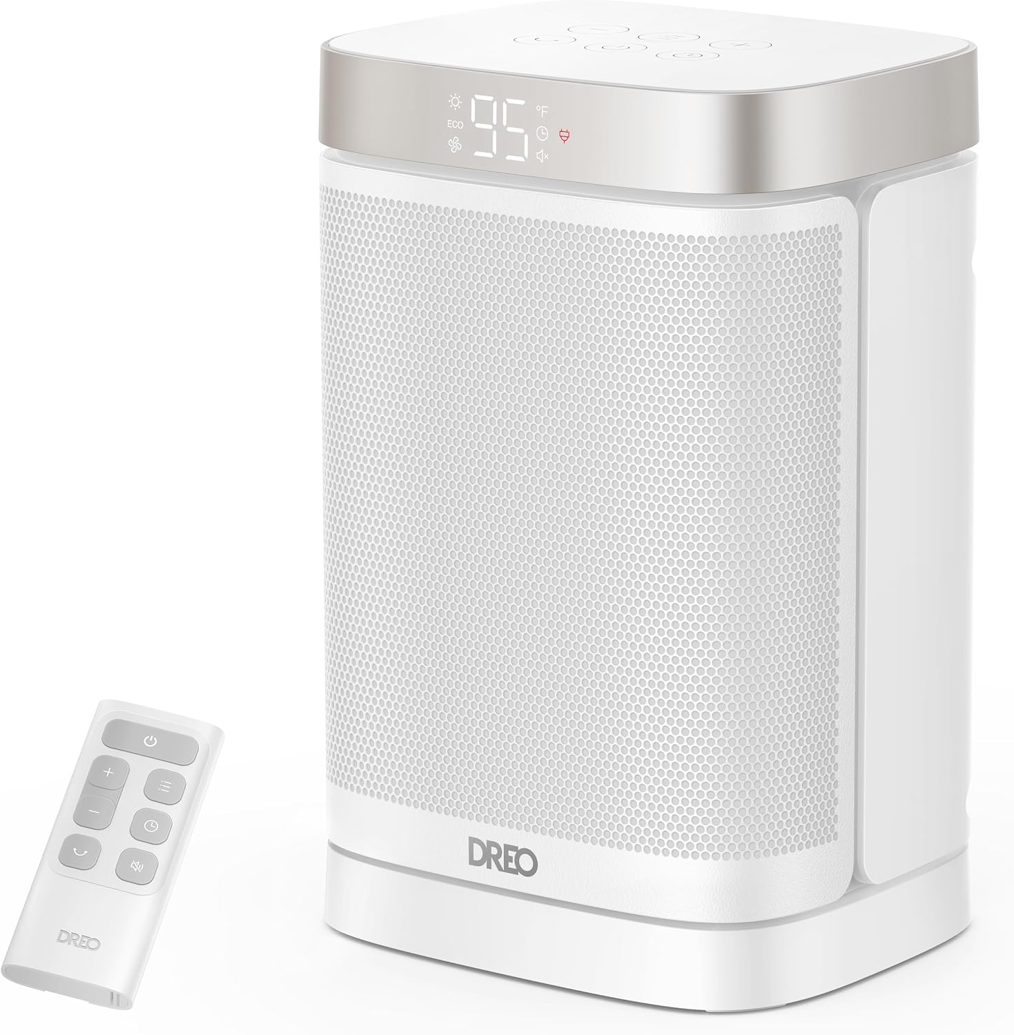 Dreo Atom One Oscillating PTC Heater, 1500W, Remote